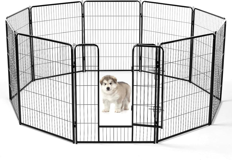 Sweetcrispy Indoor Dog Playpen - 8 Panel Puppy Fence