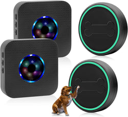 Wireless Dog Doorbell for Potty Training - Waterproof Touch Buttons and Portable Receivers