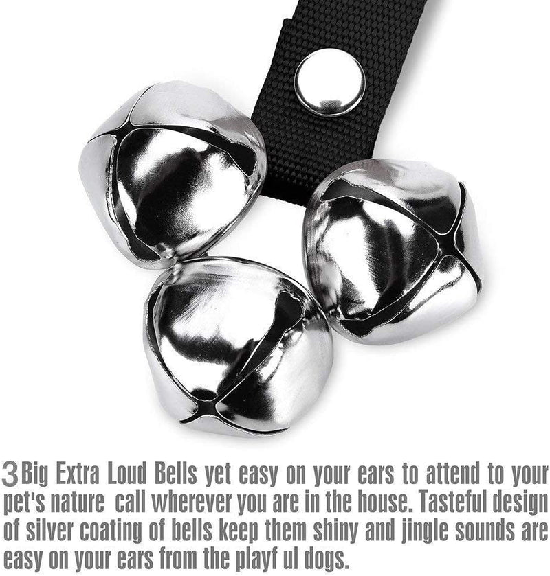 Premium Dog Doorbells for Training  Housebreaking - 7 Loud Extra Large Bells Adjustable Length