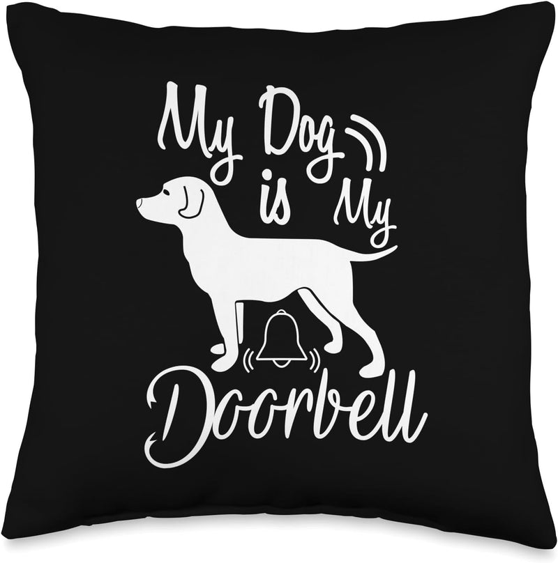 Rescue Dog Throw Pillow - Fun Dog Owner Design