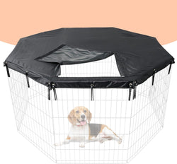 Dog Playpen Cover - Luggage-Grade Fabric with Easy Access Door