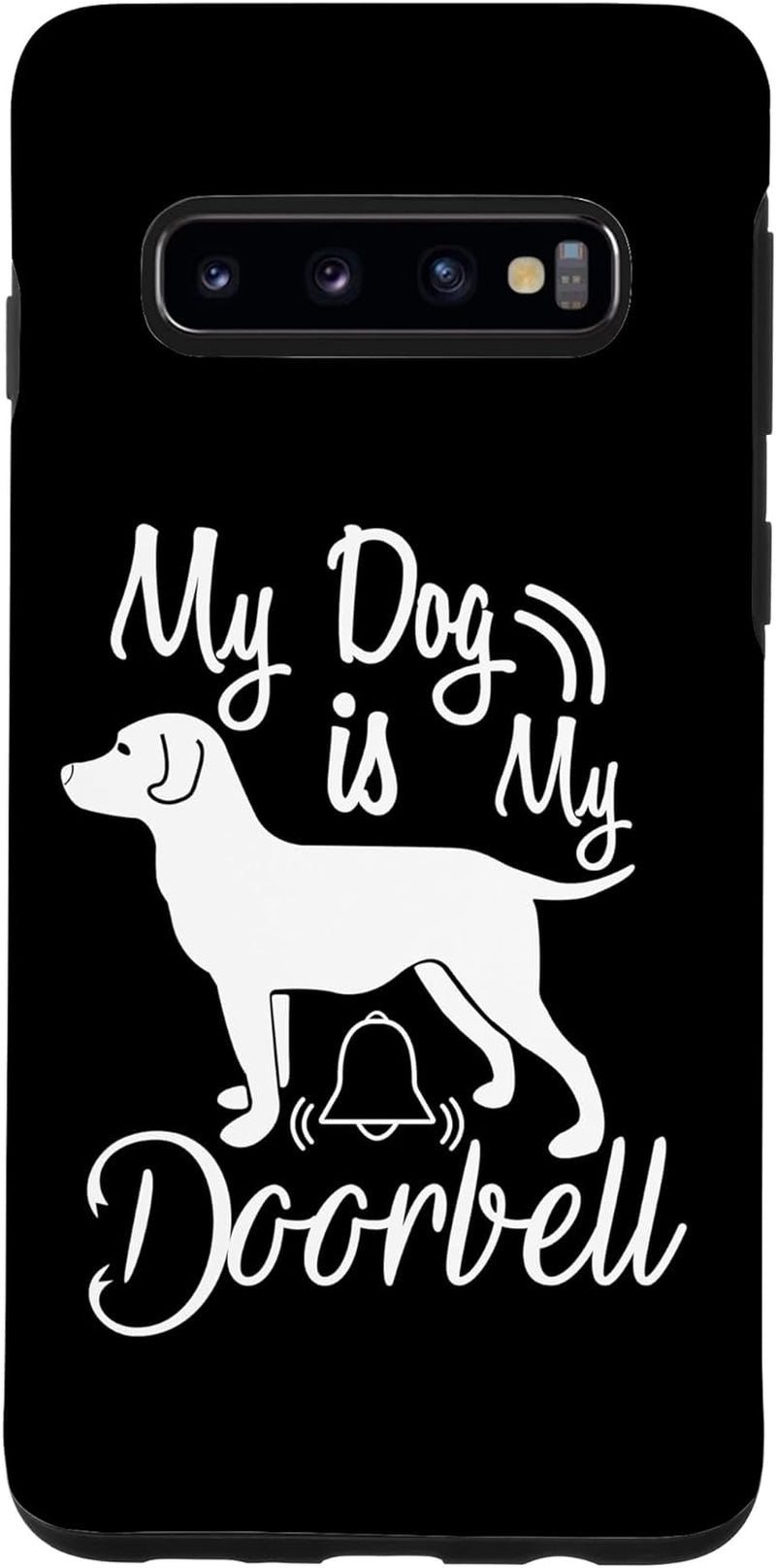 Galaxy S9 Dog Design Case - Rescue Dogs Doorbell Fun and Owner Gift