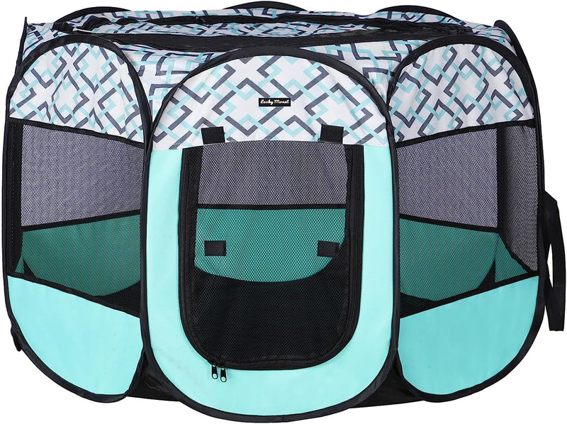 Foldable Pet Playpen - IndoorOutdoor - SmallMedium - 29 x 29 x 16