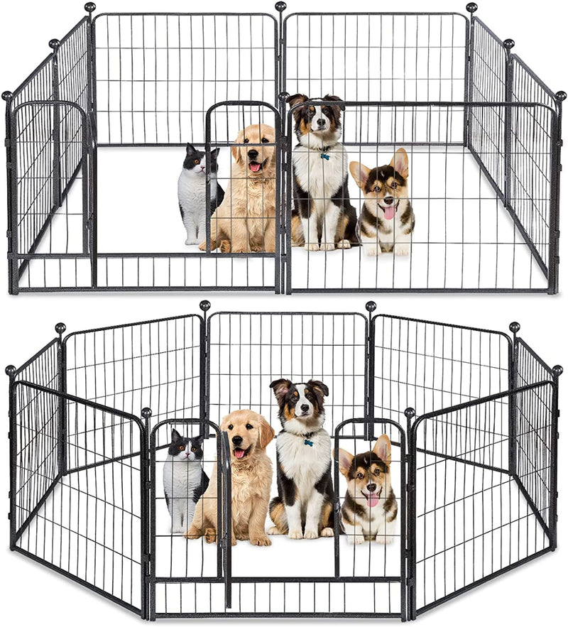 Small Animal Playpen - 12 Panel Transparent Portable Pet Enclosure for Guinea Pigs Bunny Ferrets Hamsters Hedgehogs - 48x24x16 IndoorOutdoor Pet Fence