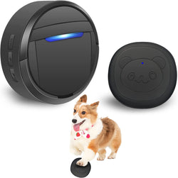 Wireless Dog Doorbell for Potty Training - 1 Receiver  2 Transmitters 2 Ringtones for Owner and Pet - Waterproof Chime