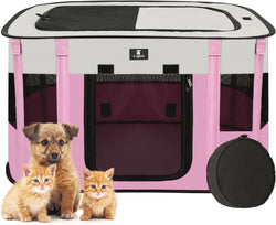 Foldable Portable Dog Playpen - IndoorOutdoor Use