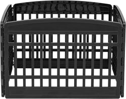 IRIS USA 24 Exercise 4-Panel Pet Playpen Black