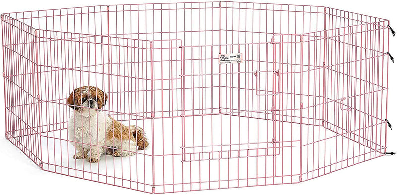 Midwest Foldable Metal Dog Exercise Pen - 24W x 24H