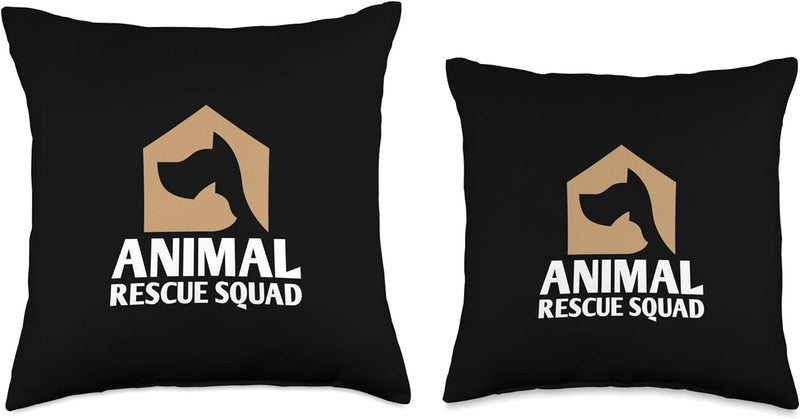 Animal Rescue Squad Throw Pillow - 18x18 Multicolor