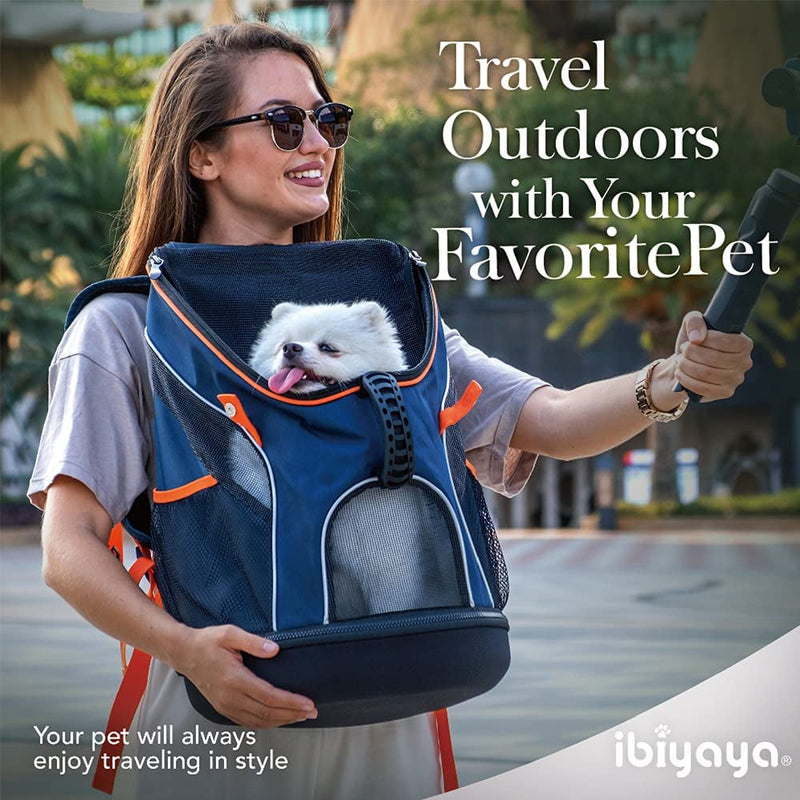 Ibiyaya Airline Approved Pet Carrier - Navy Blue