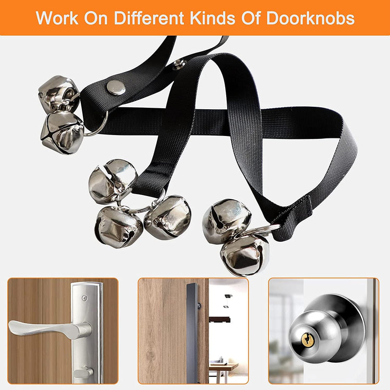 Adjustable Dog Doorbells - Puppy Training - 2 Pack