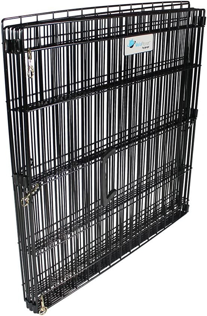 Valuplanet Folding Dog Exercise Pen - 30 Black