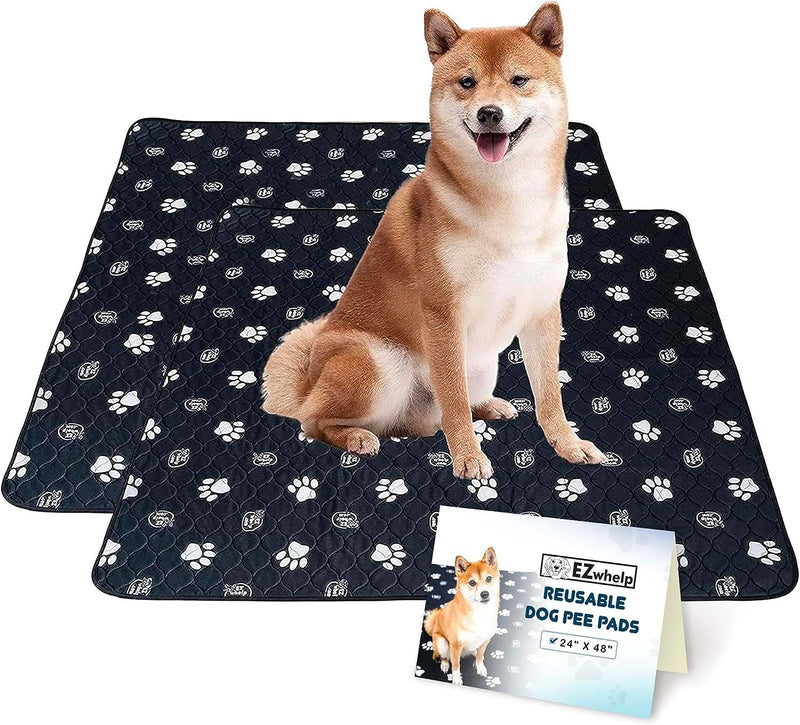 Washable Pee Pads for Dogs - Waterproof 2 Pack 50X80