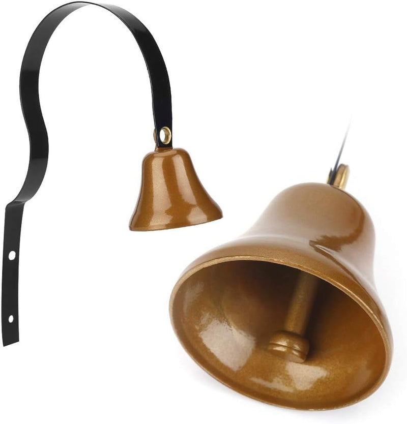 Vintage Wall-Mounted Shopkeepers Bell - Antique Doorbell for Store Office or Home Decoration - Dog Training Bell Included