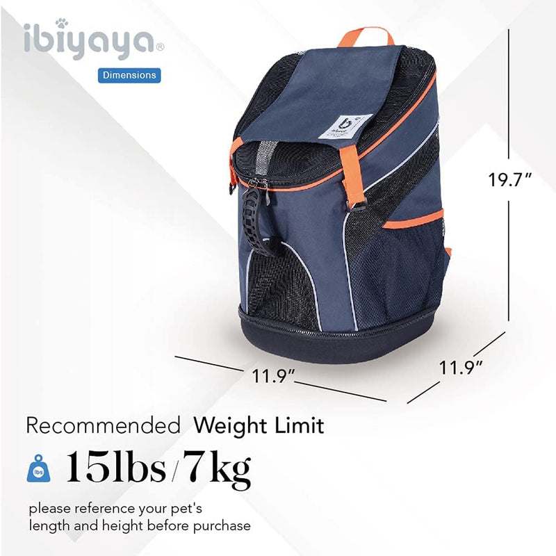 Ibiyaya Airline Approved Pet Carrier - Navy Blue