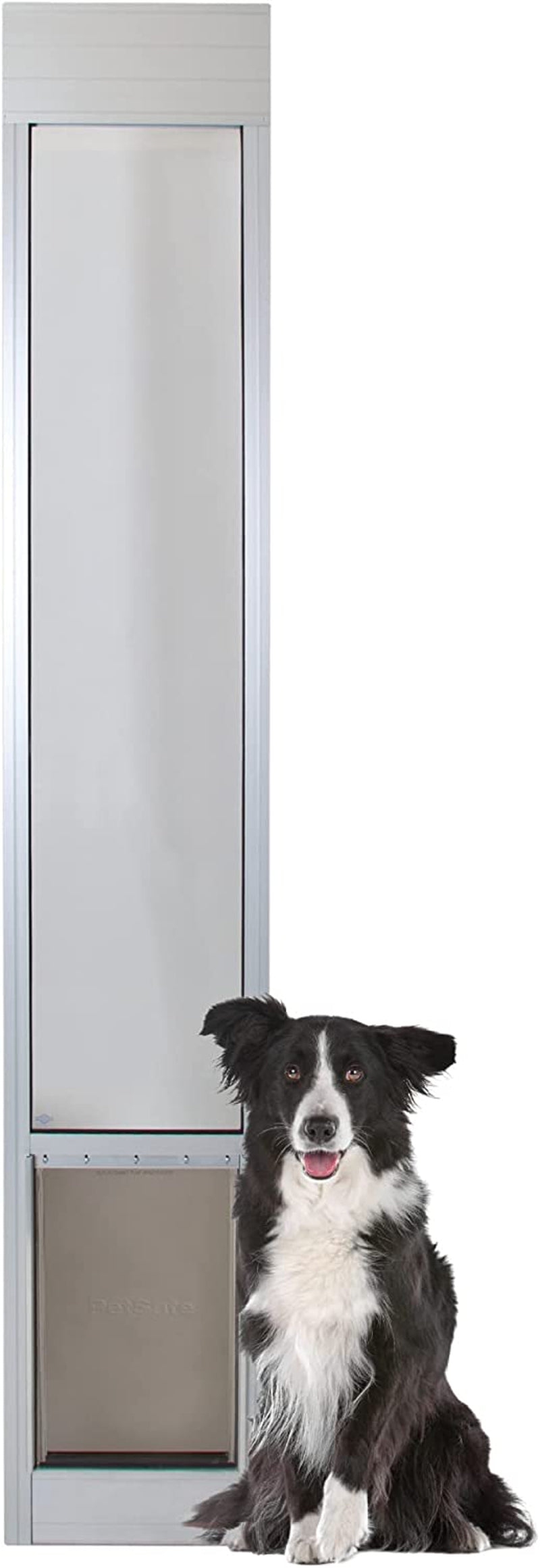 Petsafe Sliding Glass Pet Door - Adjustable Height Large White