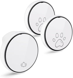 Comsmart Wireless Dog Doorbell for Potty Training with 38 Melodies  LED Flash 1 Receiver  1 Transmitter