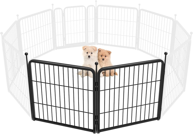 FXW Dog Playpen for Yard Camping - Heavy Duty for PuppiesSmall Dogs 24 Height 8 Panels