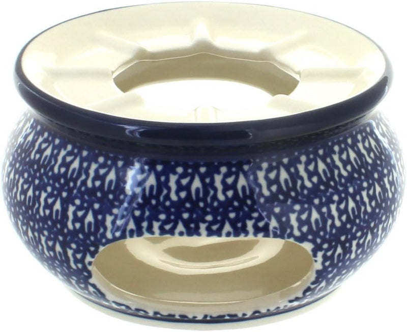 Blue Rose Polish Pottery Peacock Teapot Warmer