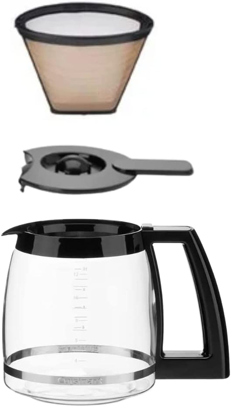 Cuisinart Single Serve + 12 Cup Coffee Maker, Offers 3-Sizes: 6-Ounces, 8-Ounces and 10-Ounces, Stainless Steel, SS-15P1