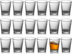 OBTANIM 12 Pack Shot Glasses, 1.5 oz Clear Shot Glass Cups Set with Heavy Base for Bar Restaurants Home