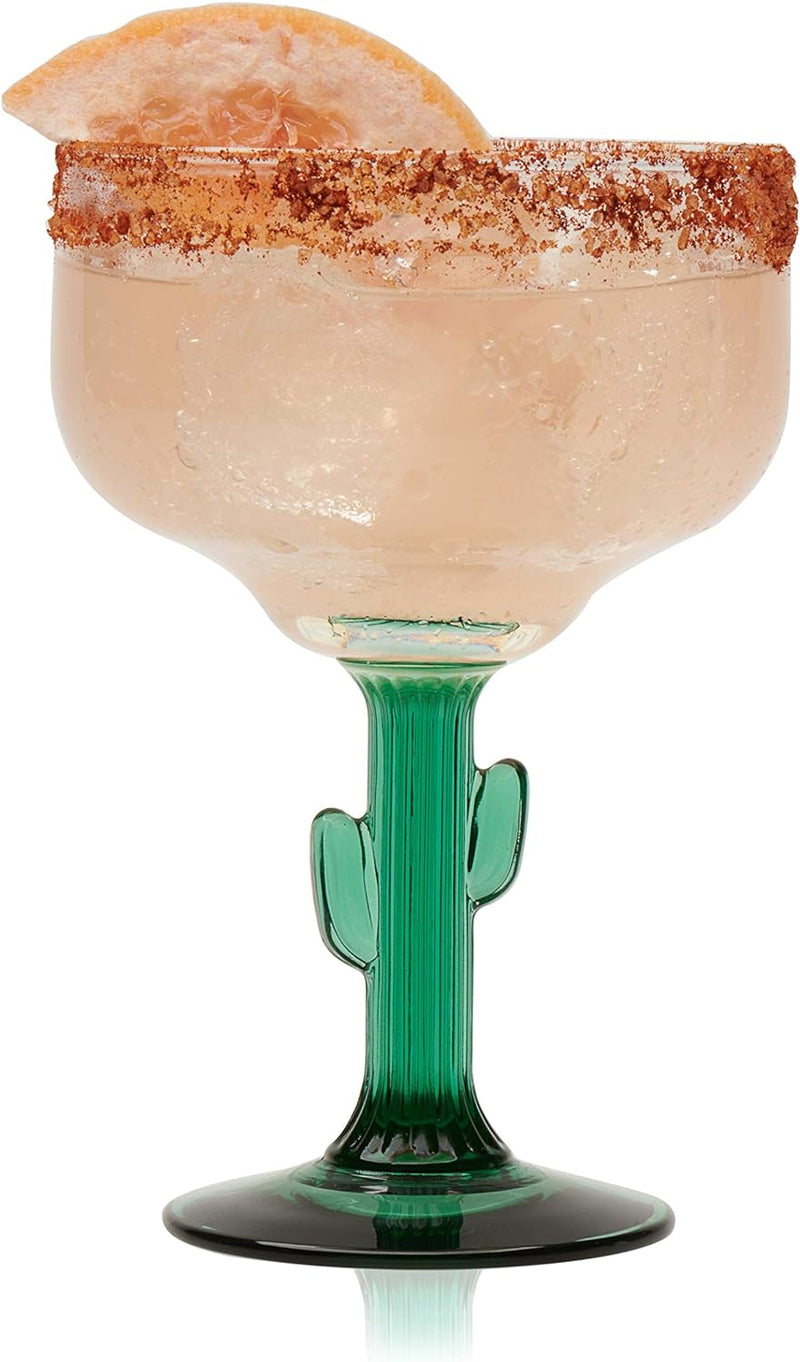 Libbey Stemless Margarita Glasses Set of 6, Modern Margarita Glasses, Lightweight, Unique Bar Glasses, Lead-Free Margarita Set, 10.25 ounces