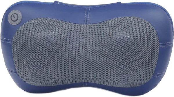 Infinity Shiatsu Cordless Body and Neck Massager Pillow Wireless Rechargable Blue, Back, Neck Pillow, Massagers for Neck and Back, Gifts for Men and Women, Massaging Pillow, for Him and Her