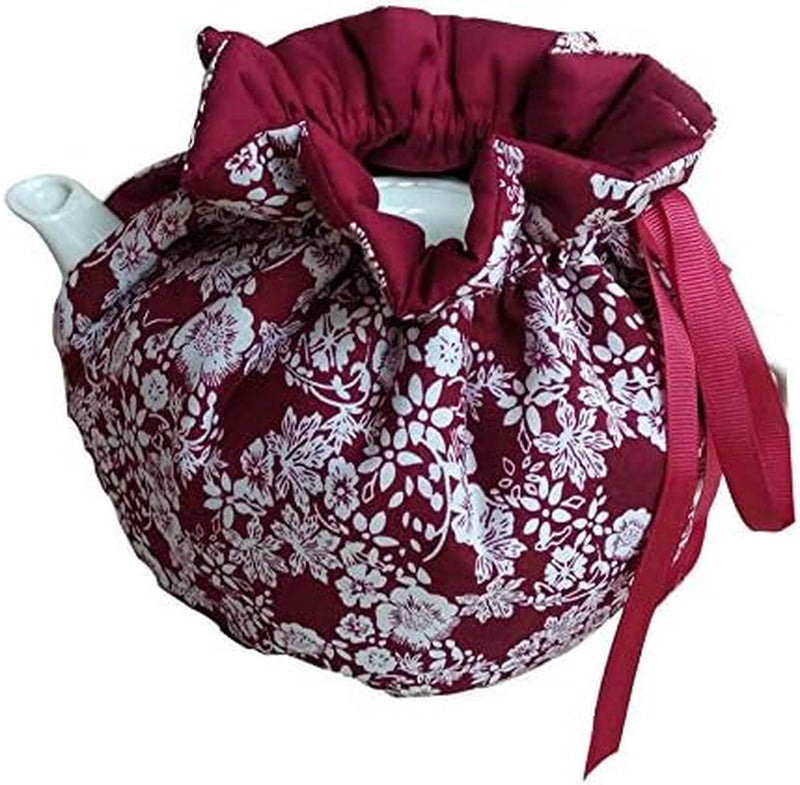 Cotton Tea Cozy for Teapots Printed Tea Cosy Tea Cover Keep Warm Tea Pot Dust Cover Insulated Kettle Cover for Home Kitchen Decorative Accessories (C15)