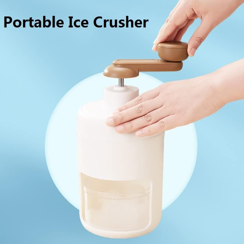 Shoxil Shaved Ice Machine Snow Cone Machine Manual - Portable Ice Crusher and Shaved Ice Machine with Free Ice Cube Trays - BPA Free