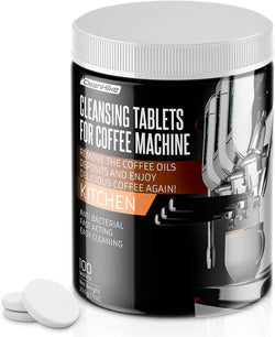 CleanHike Espresso Machine Cleaning Tablets - (100 Tablets) For Breville, Jura, Miele, and Universal Coffee Machine for All Brands - Professional Coffee Grease and Residue Cleaner for Baristas (1)