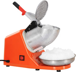 ZENY Ice Shaver Machine Electric Snow Cone Maker Stainless Steel Shaved Ice Machine 145lbs Per Hour