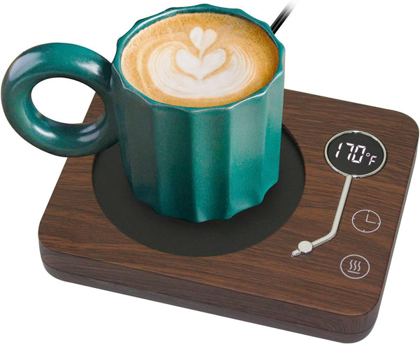 Coffee Mug Warmer, CEROBEAR Mug Warmer for Desk 3 Temperature Control 130℉/150℉/170℉, Cup Warmer with Auto Shut Off for Coffee Milk Tea Beverage