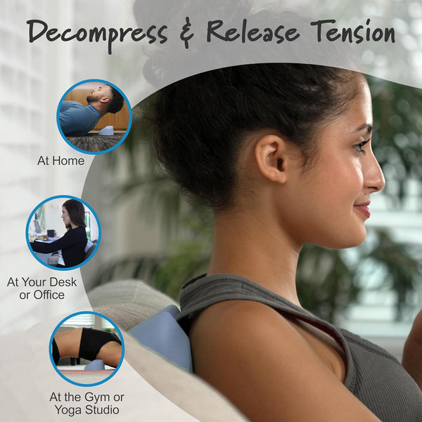 CranioCradle Sport DT (Deep Tissue) - Quality Neck, Back, Shoulder for Deep Tissue Massage, Myofascial Release & Physical Therapy - Lower & Upper Back Pain Relief