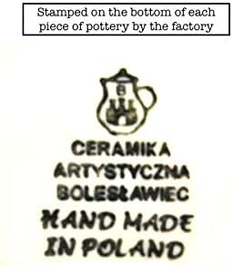 Polish Pottery Tea Bag Holder - Morning Glory