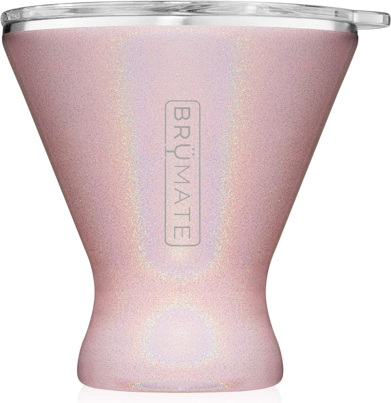 BrüMate MargTini 10oz Martini Margarita Tumbler - Made With Vacuum-Insulated Stainless Steel (Matte Black)