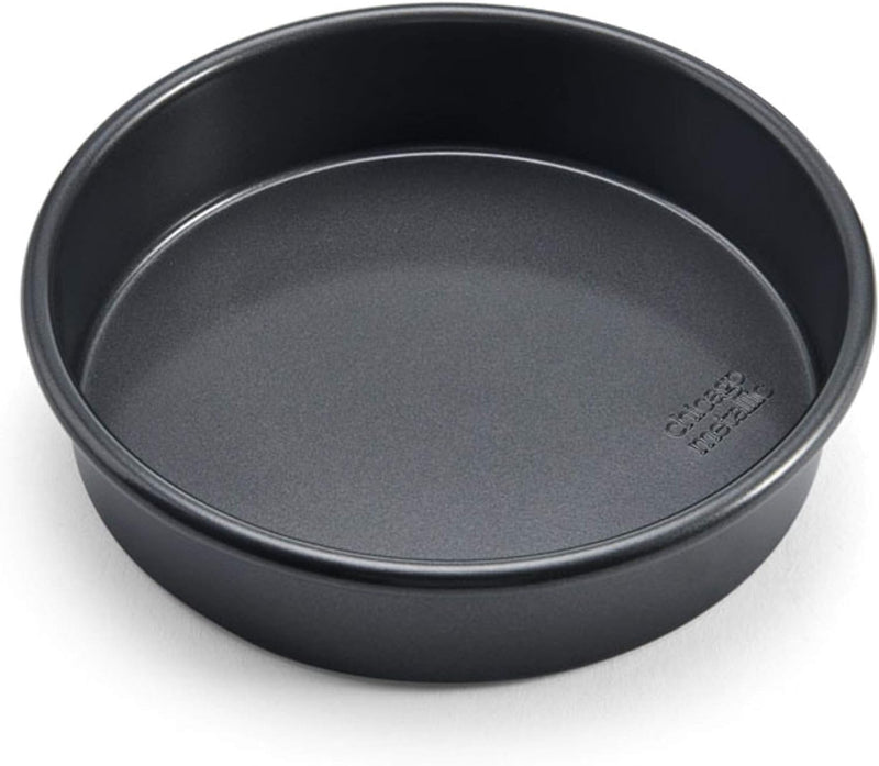 Chicago Metallic 5233128 Professional Non-Stick 3-Piece Round Cake Pan Bakeware Set, Gray