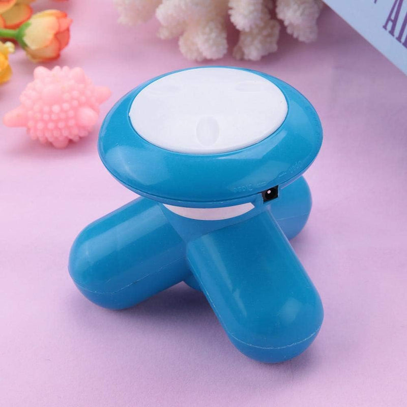 Mini Massager Electric Handheld Vibrating Percussion Massage Body for Neck,Shoulder,Hand,Leg and Foot Rechargeable for Slimming and Relaxing(Blue)