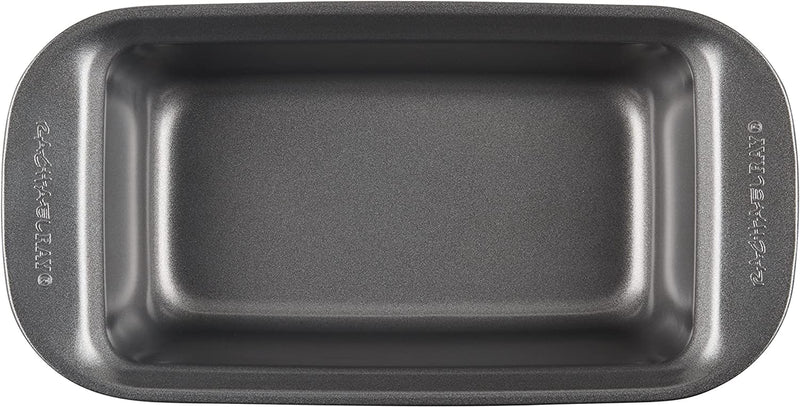 Rachael Ray Bakeware Meatloaf/Nonstick Baking Loaf Pan with Insert, 9 Inch x 5 Inch, Gray