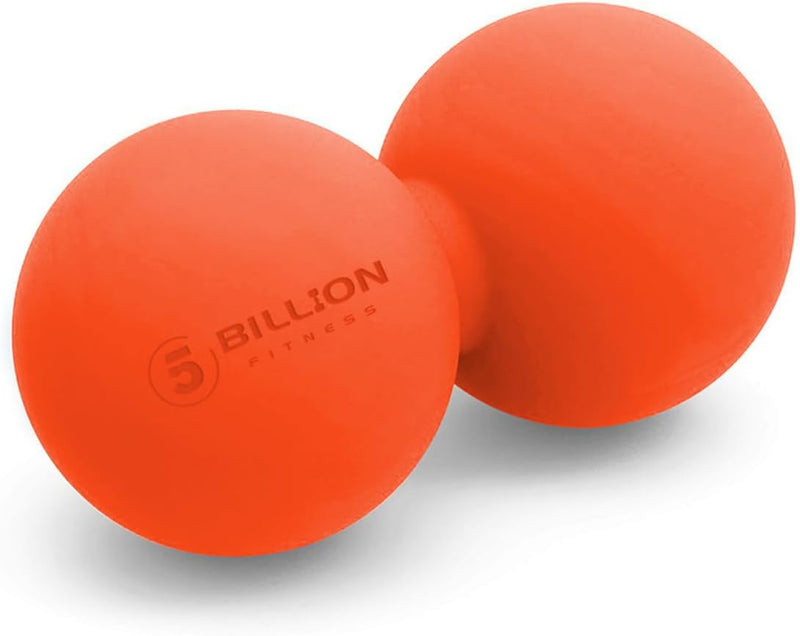 5BILLION FITNESS Peanut Massage Ball - Double Lacrosse Massage Ball & Mobility Ball for Physical Therapy - Deep Tissue Massage Tool for Myofascial Release, Muscle Relaxer, Acupoint Massage