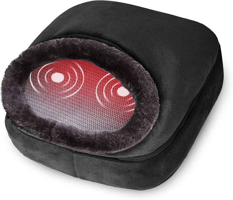 SNAILAX Memory Foam Massage Mat 3-in-1 Foot Warmer Bundle | 6 Therapy Heating pad,10 Vibration Motors Massage Mattress Pad, Full Body Massager Cushion Relieve Neck, Back, Waist, Legs Pain