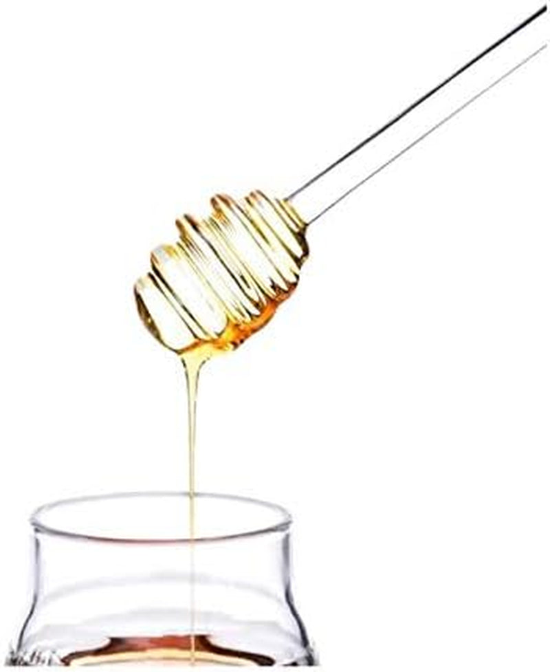 Glass Honey Dipper Sticks,Honey Dipper Spoons Stick Bee Honey Spoon Stirring Scooper For Durable Kitchen Honey Tools,2pcs