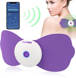 MASTOGO Wireless TENS & EMS Unit Back Pain Relief Massager - APP Controlled Bluetooth EMS Muscle Stimulator Machine for Back Shoulder Leg Neck Pain Relief