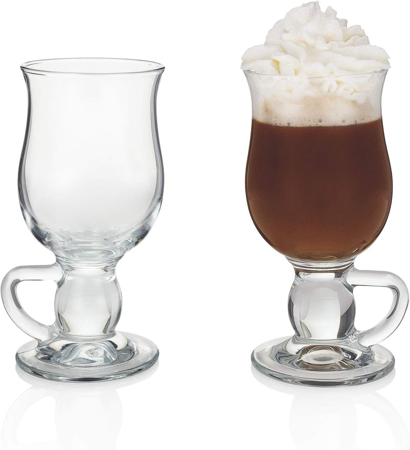 HISTORY COMPANY “Dublin Museum Selection” True Irish Coffee Glass, 2-Piece Set (Gift Box Collection)