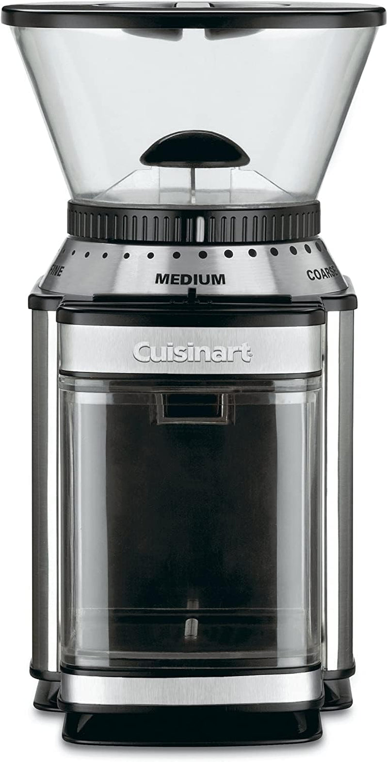 CUISINART Coffee Grinder, Electric Burr One-Touch Automatic Grinder with18-Position Grind Selector, Stainless Steel, DBM-8P1