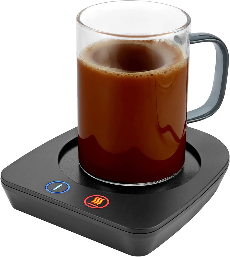 VOBAGA Coffee Mug Warmer&Cup Warmer for Office Desk Use, Electric Beverage Warmer with Three Temperature Settings, Coffee Warmer Plate for Cocoa Tea Water Milk with Auto Shut Off After 4 Hours