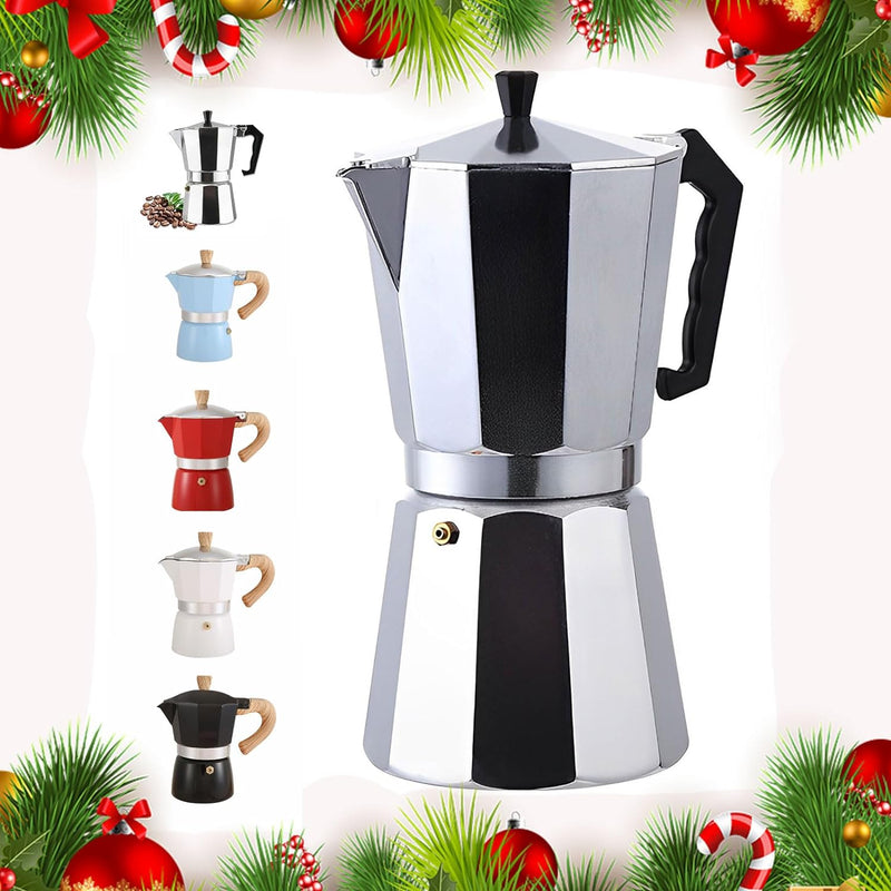 DITOSH 14 Cup 700ML 23oz Aluminum Espresso Stovetop Coffeemaker Percolator Italian Coffee Maker Moka Express Classic Cafe Maker for Italian and Cuban Café Brewing, Greca Coffee Maker