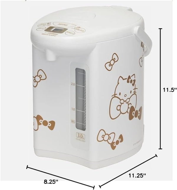 Zojirushi CD-WCC30KTWA Micom Water Boiler & Warmer, Hello Kitty Collection,White,3.0-Liter
