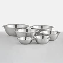 JoyJolt Stainless Steel Mixing Bowl Set of 6 - Large to Small Sizes for Kitchen and Baking Needs