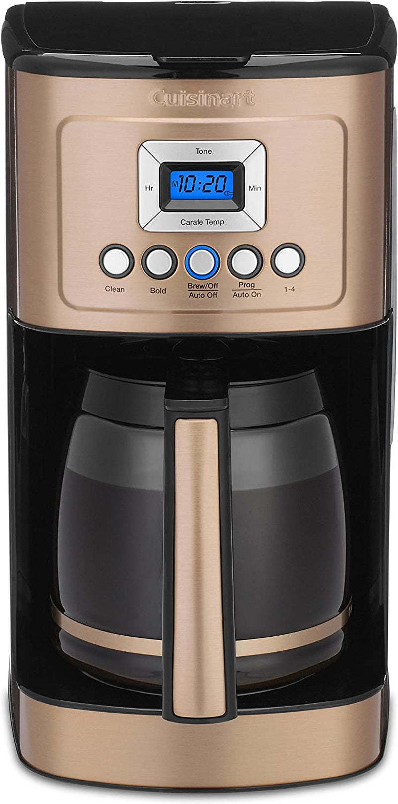 Cuisinart Coffee Maker, 14-Cup Glass Carafe, Fully Automatic for Brew Strength Control & 1-4 Cup Setting, Stainless Steel, DCC-3200P1