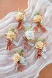 Pre-Arranged Wedding Flower Package in Sunset Terracotta